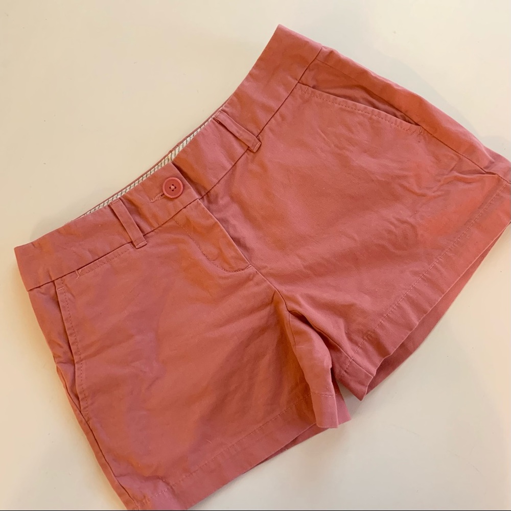 Loft coral shorts